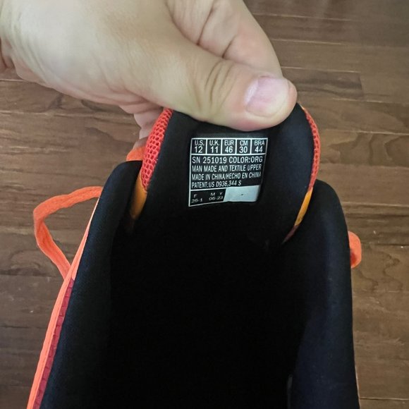 MEN'S SNOOP DOGG: GO RUN SWIRL TECH - DIZZIE - Orange US Size 12 - Picture 4 of 4